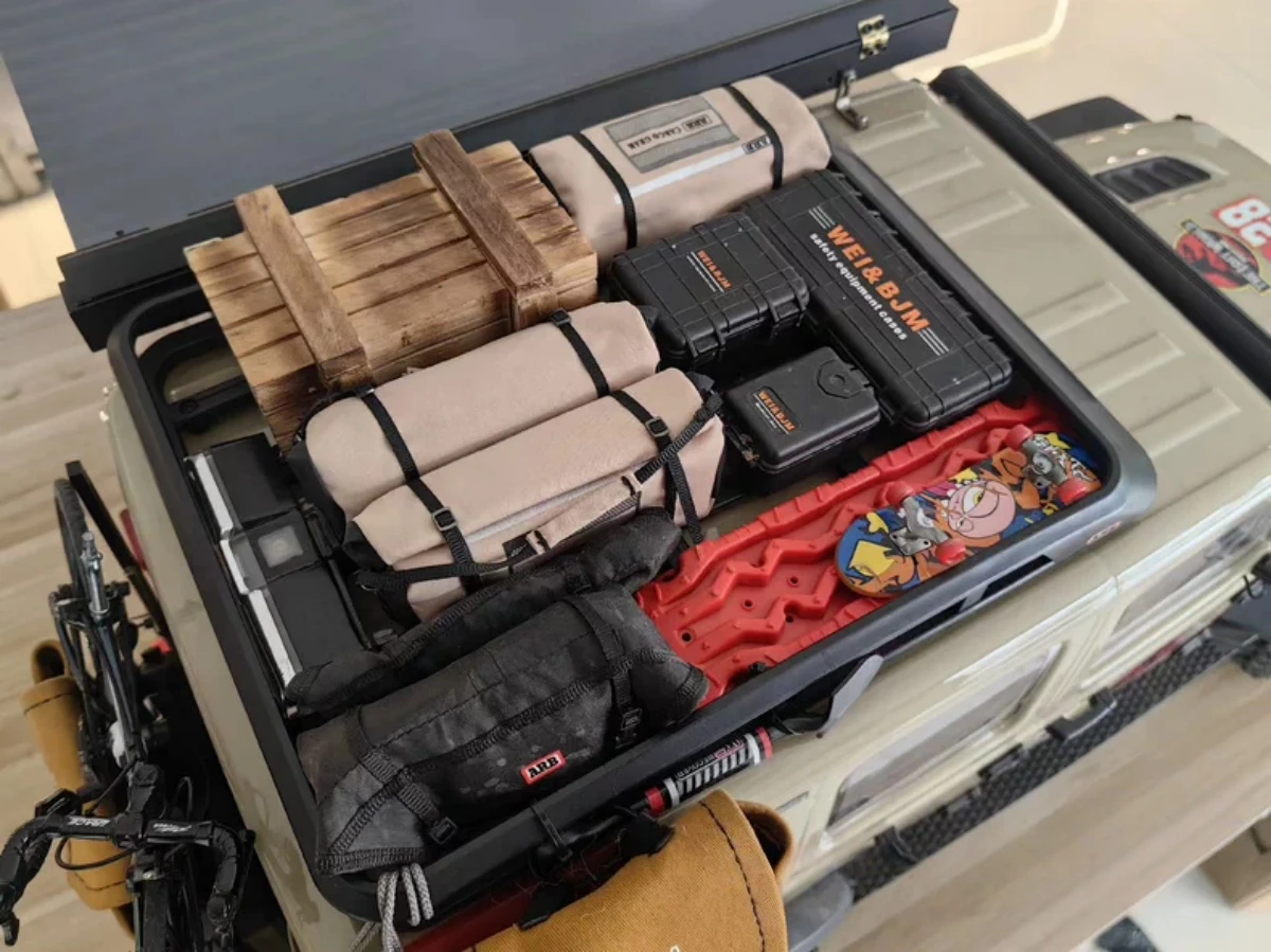 أجزاء تعديل جسم RC لسيارة زاحفة RC بمقياس 1:7 mk07 #3