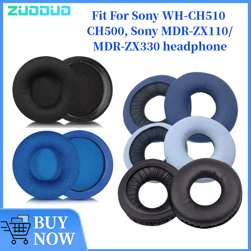 

ZUODUO Ear Pads For Sony WH-CH510 CH500, Sony MDR-ZX110/MDR-ZX330 Headset Ear pads Cushion Replacement Covers Accoriess