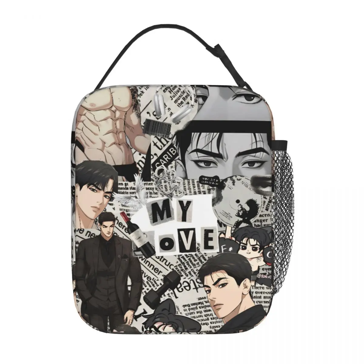 

Yaoi аниме Joo Jaekyung изолированные сумки для обеда портативный контейнер для еды термосумка-тоут ланч-бокс школьная дорожная сумка Bento