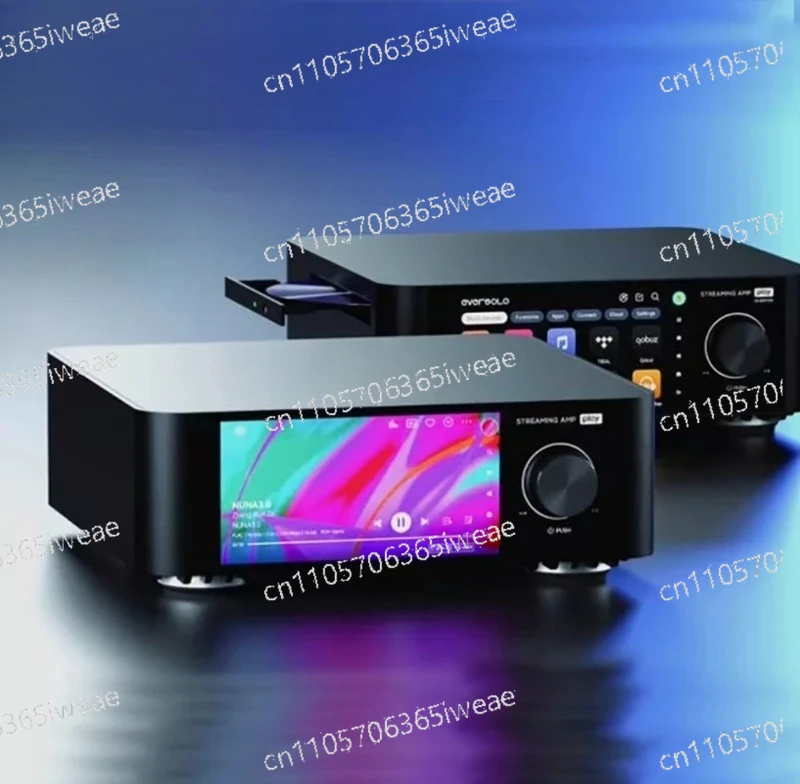 Amplifier and DAC|5.5 Inch LCD Touch Screen, Playback/CD Version Music Streaming Media Player, Support Room Correction