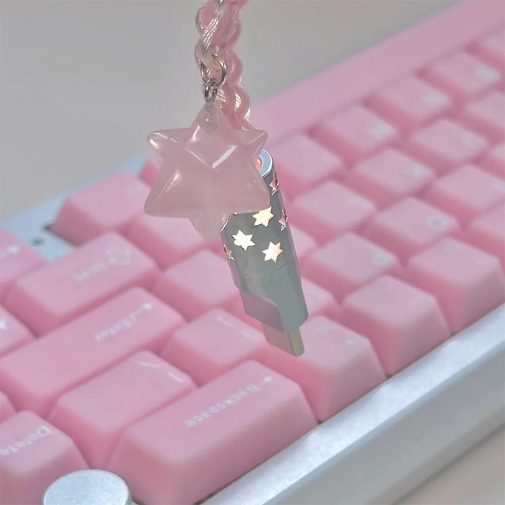 Unknown Error Keyboard Cable Single Crystal Copper Aviation Plug Cable USB to Type-C RGB 8K Magnetic Keyboard Gaming Accessories