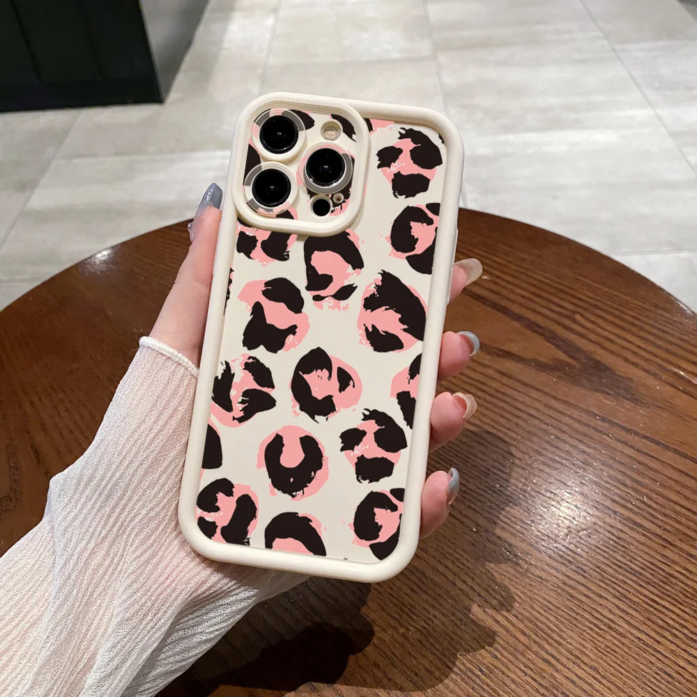 for Realme C67 C53 C51 Note 50 C21Y C25Y C33 C30 C35 9i Luxury Leopard Full Protective Case Anti Drop Cover