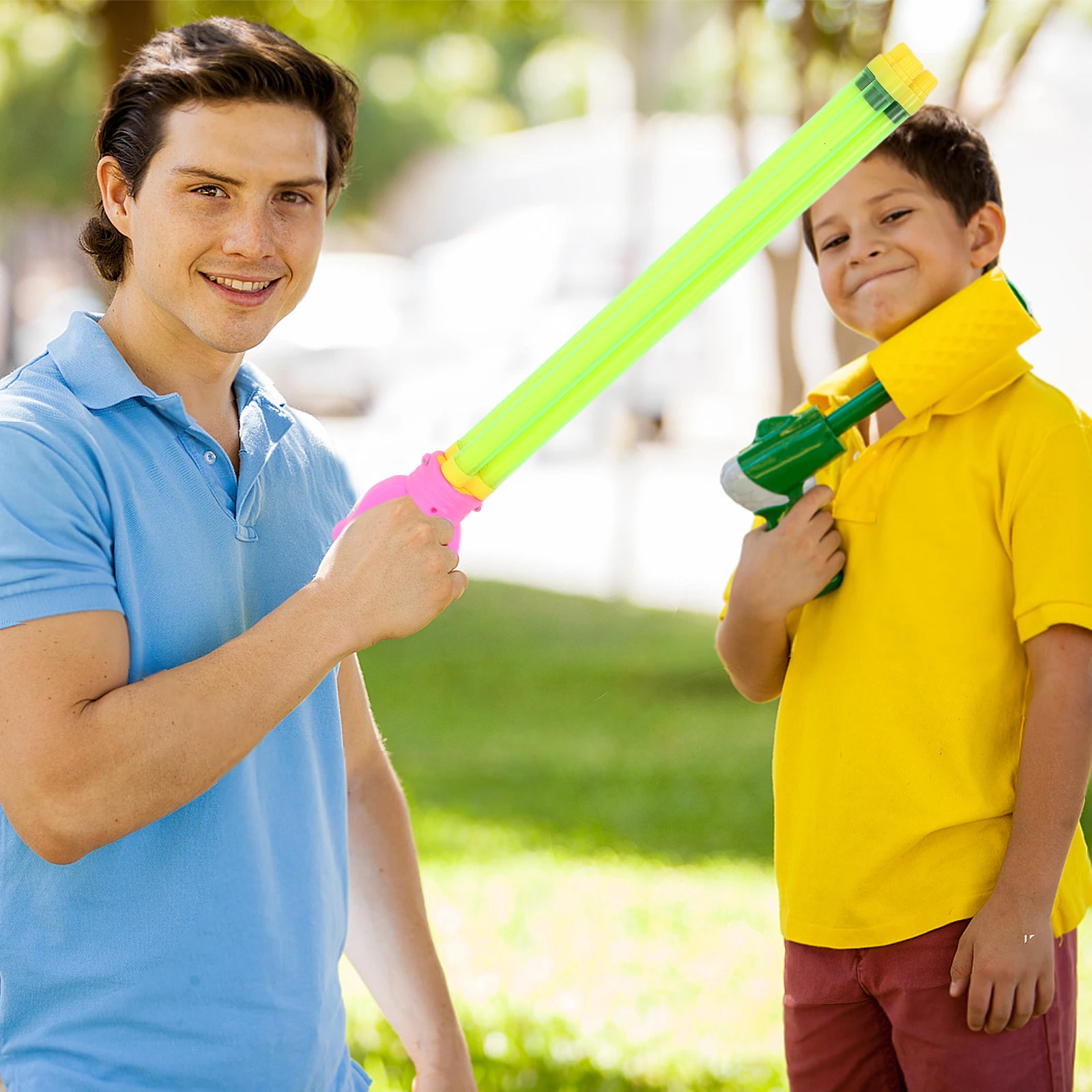 

Pull-out Water Gun Toy Spray Squirters Play Plastic Outdoor Toys Lightweight
