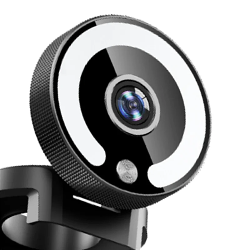 

Веб-камера M18K-4K HD со встроенной заполняющей подсветкой для прямой трансляции и видеоконференций на ПК и ноутбуке