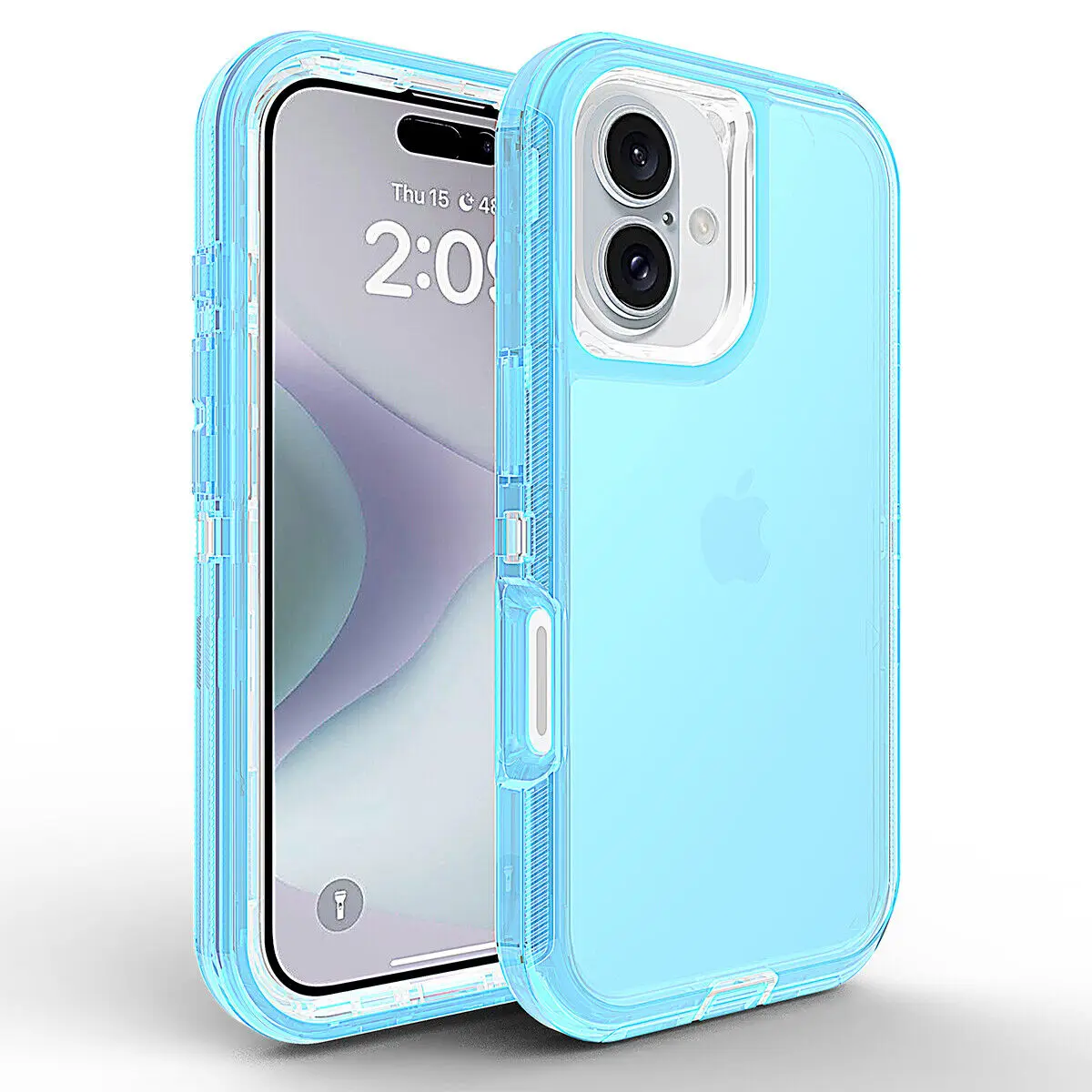 Para iPhone 17 16 15 Pro Max 17 AIR 14 13 12 11 XS 8 7Plus Capa de telefone resistente à prova de choque