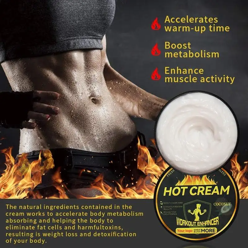 Organic Quick Sweat Waist Weight Loss Hot Slim Cream Body Belly Fat Burning Slimming Cream