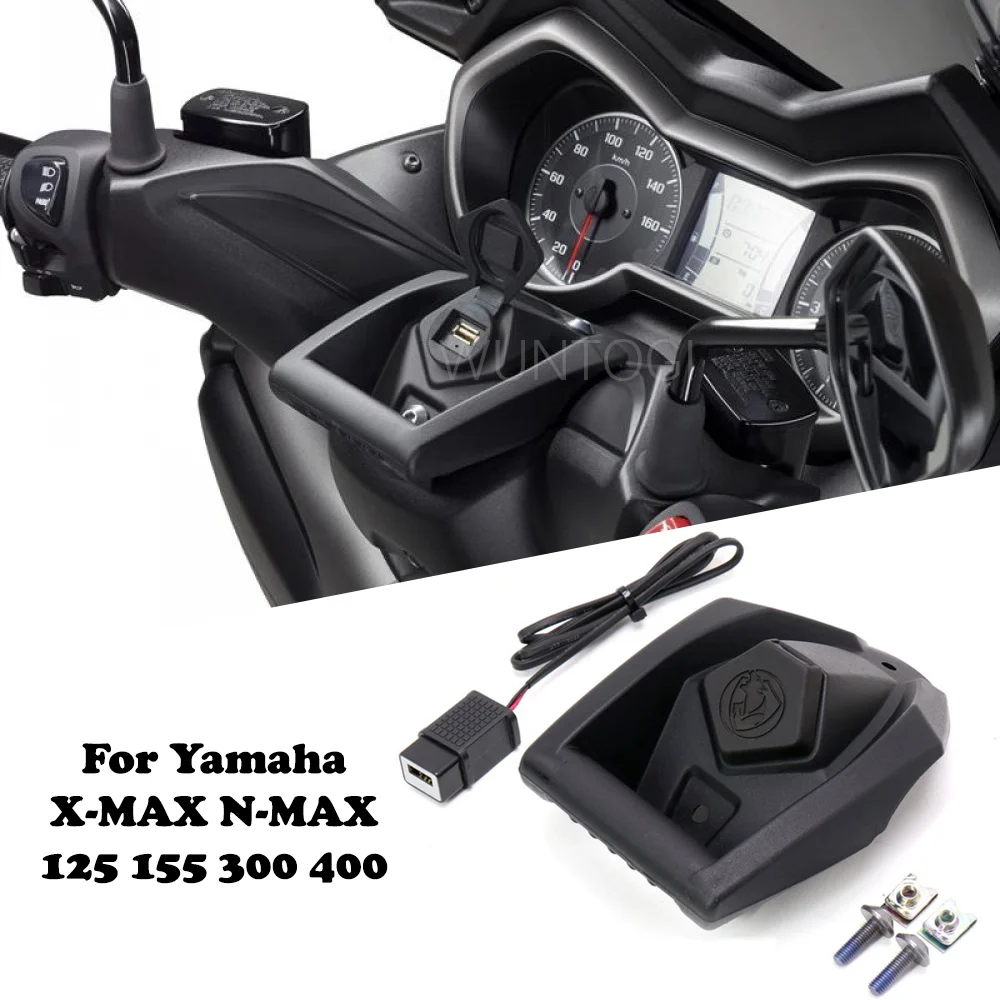 

for Yamaha X MAX 125 300 400 N-MAX 155 2021 Motorcycle Accessories Mobile Phone Holder GPS Navigation Stand Bracket