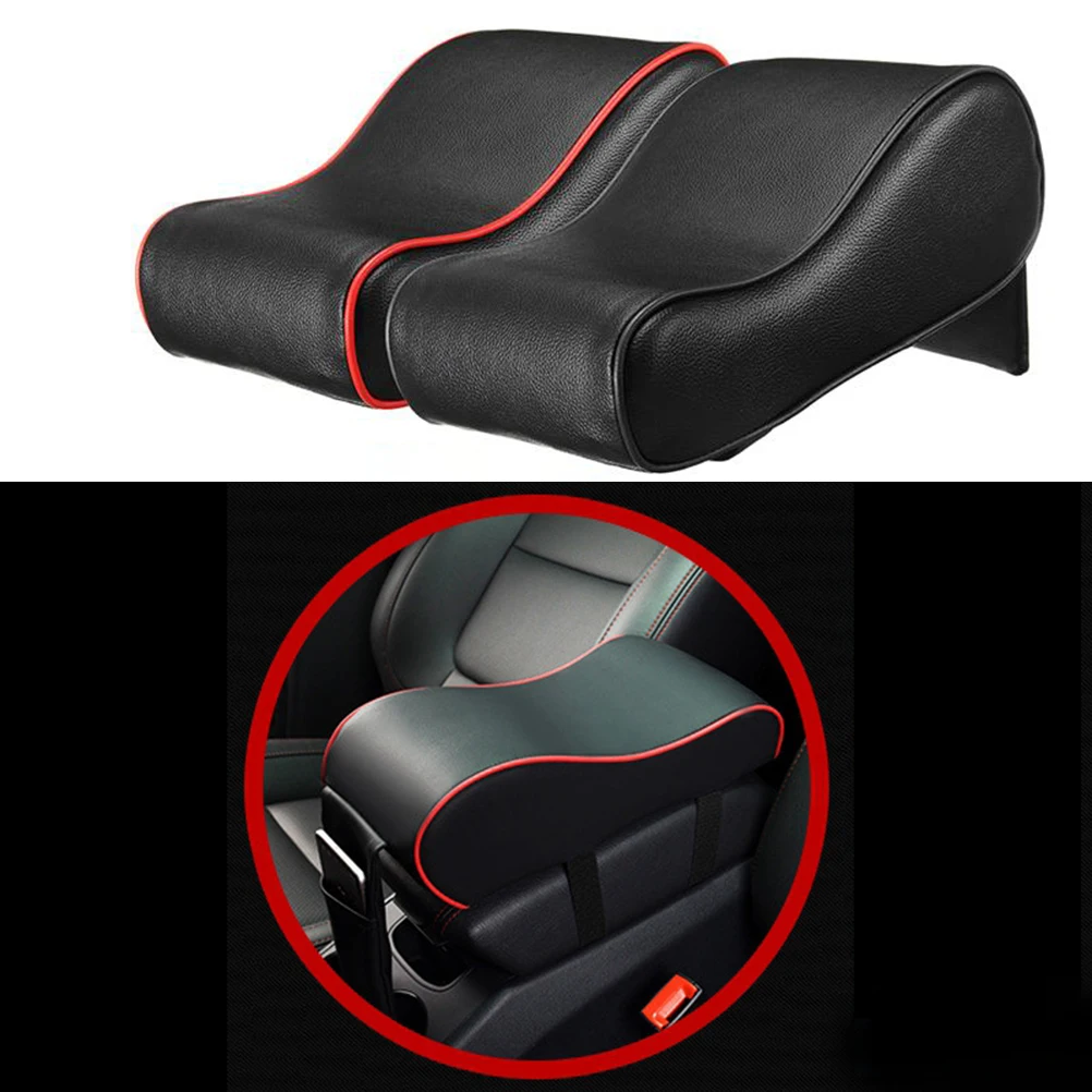 

Car Armrest Cushion Center Console Pad Wear Resistance Adjustable Straps Protectable Scratch Driving Support Fatigue