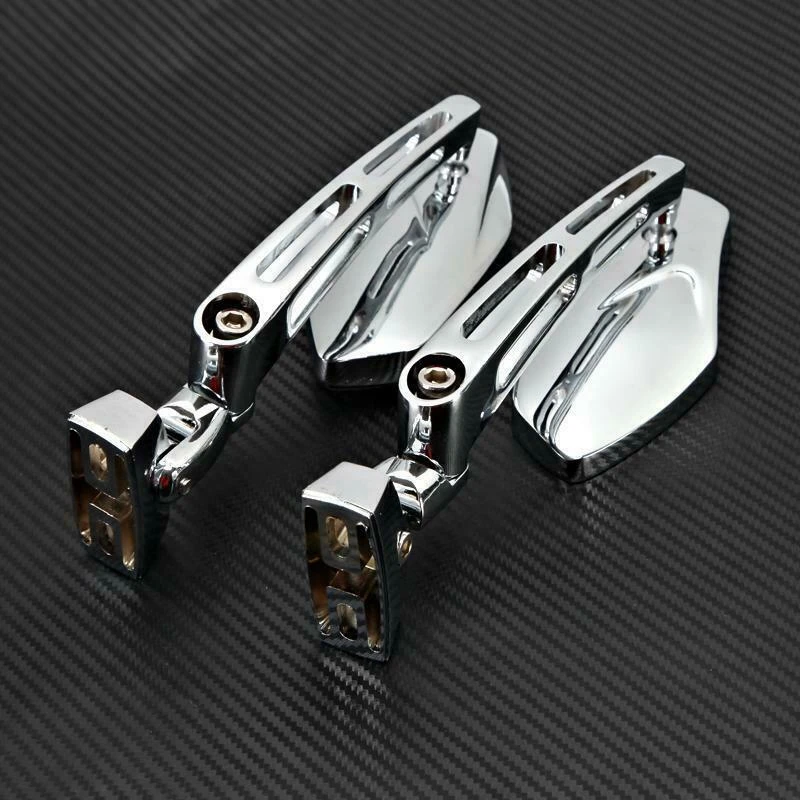 Motorcycle Chrome Rear View Mirrors For Suzuki GSXR 600 750 1000 Hayabusa 1300