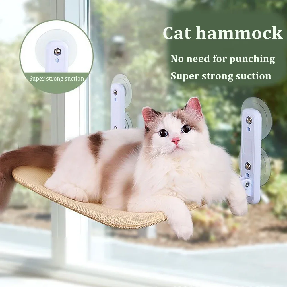 

OUZEY 15KG Cat Hammock Foldable Hanging Pet Cat Bed Breathable Comfortable Sleeping Windowsill Cat Nesk Kitten Pet Supplies