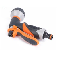 Lawn Spray Watering 8 Spray Modes Garden Tools For Garden Washing Car High Pressure Water Tool Adjustable Hose Sprinkle Nozzle