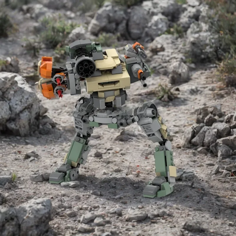 

487 шт., битва из фильма «Звездный фильм», модель B, робот, строительные блоки, игрушка в подарок для детей, подходит для мальчиков, навыки творчества