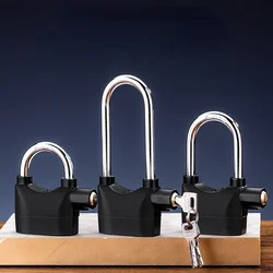 Alarm Lock Bicycle Motorcycle Lock High Decibel Anti-theft Alarm Lock Household Padlock