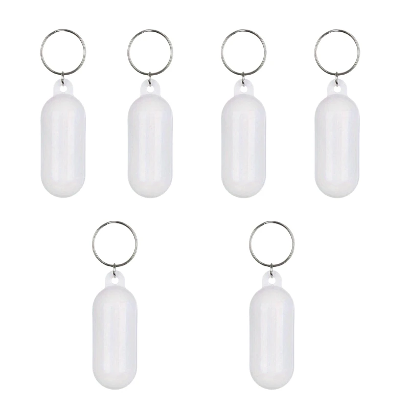 Oval Floating Keychain Buoyant Loss Key Holder Marine Accessory Boating Surfing Fishing Kayaking Outdoor Water Sports Portable