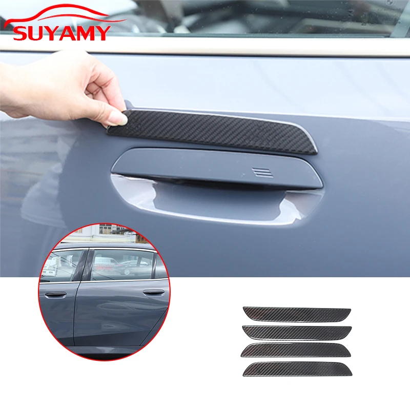 

For 2024 2025+ BMW 5 Series G60 BMW 4 Series X1 U11 Real Carbon Fiber Car Door Handle Panel Covers Trim Kit Sticker Accessories