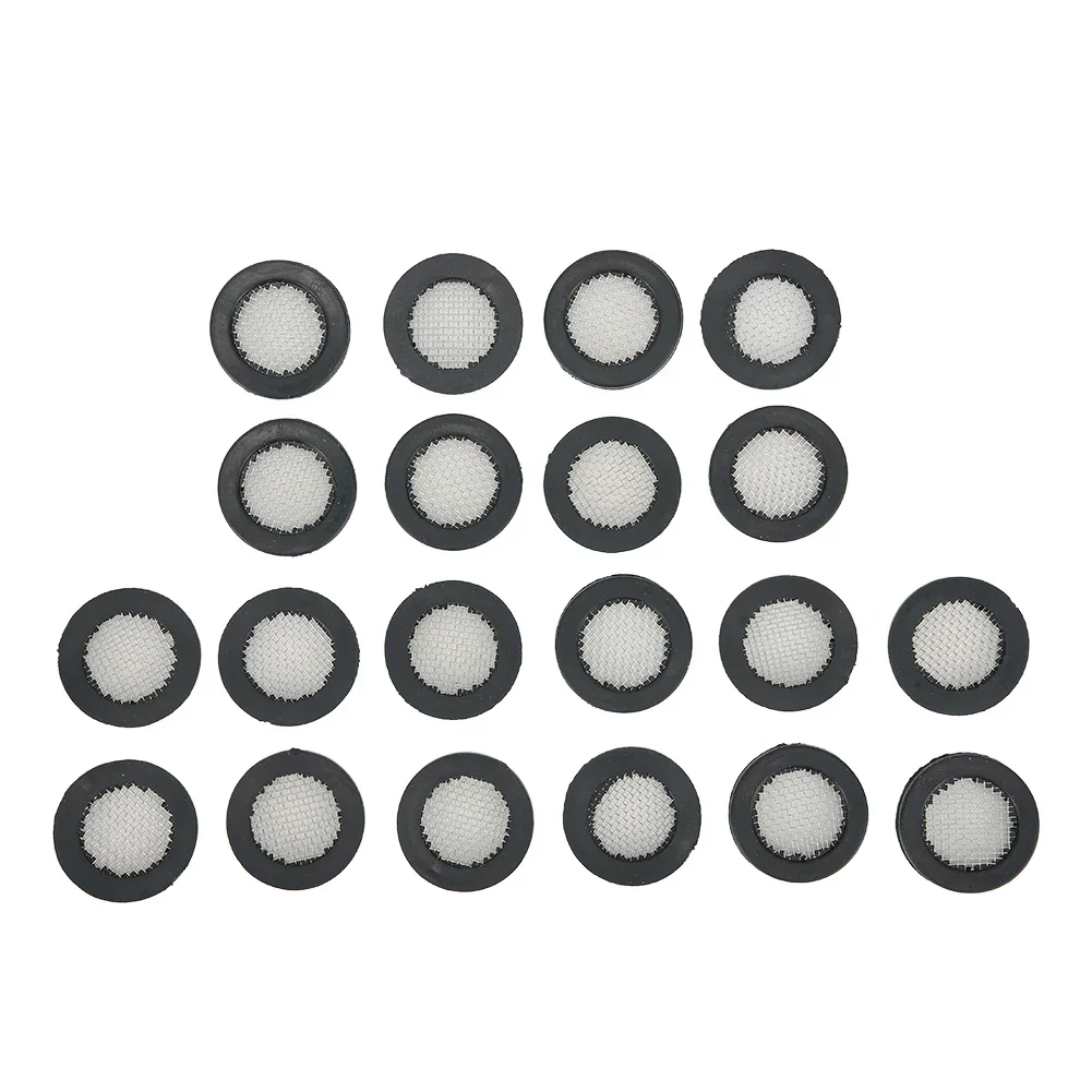 

Hose Gasket Rubber Washer 20pcs 40 Mesh Tool Accessories For 1/ 2in Tap Head O Ring Replacement Seal Practical