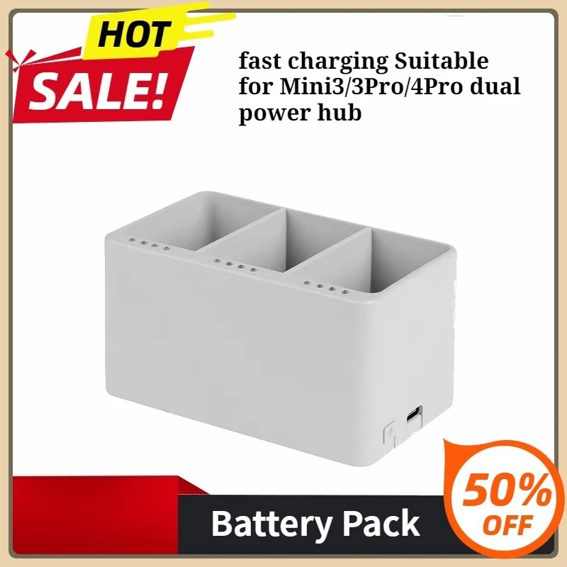 

New Fast Charging Suitable for Mini3/3Pro/4Pro Dual Power Hub Mini3 Three-way Charging Hub Battery Hub Support PD