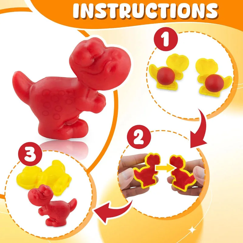 Cartoon Dinosaurier Spielen Teig Form Plastilin Spielzeug Zubehör für Kinder Kleinkinder 3D Kunststoff Formen Schneider Ton Knetmasse Werkzeuge