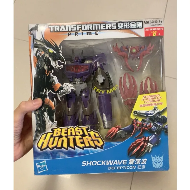 New Original Hasbro TRANSFORMERS PRIME BEAST HUNTERS SHOCKWAVE Action Figure Model Gift