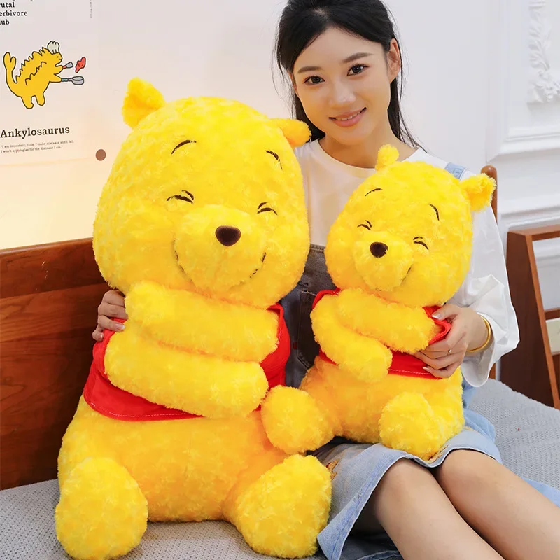 30/70cm dibujos animados Winnie The Pooh Disney juguetes de peluche Kawaii lindo muñecos de peluche Pooh oso almohadas rellenas regalos para niños Navidad