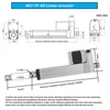 고정밀 선형 액추에이터 전기 선형 Nema17 스테퍼 모터 드라이브 자동화 장비용 50mm-1000mm 스트로크 푸시로드 3