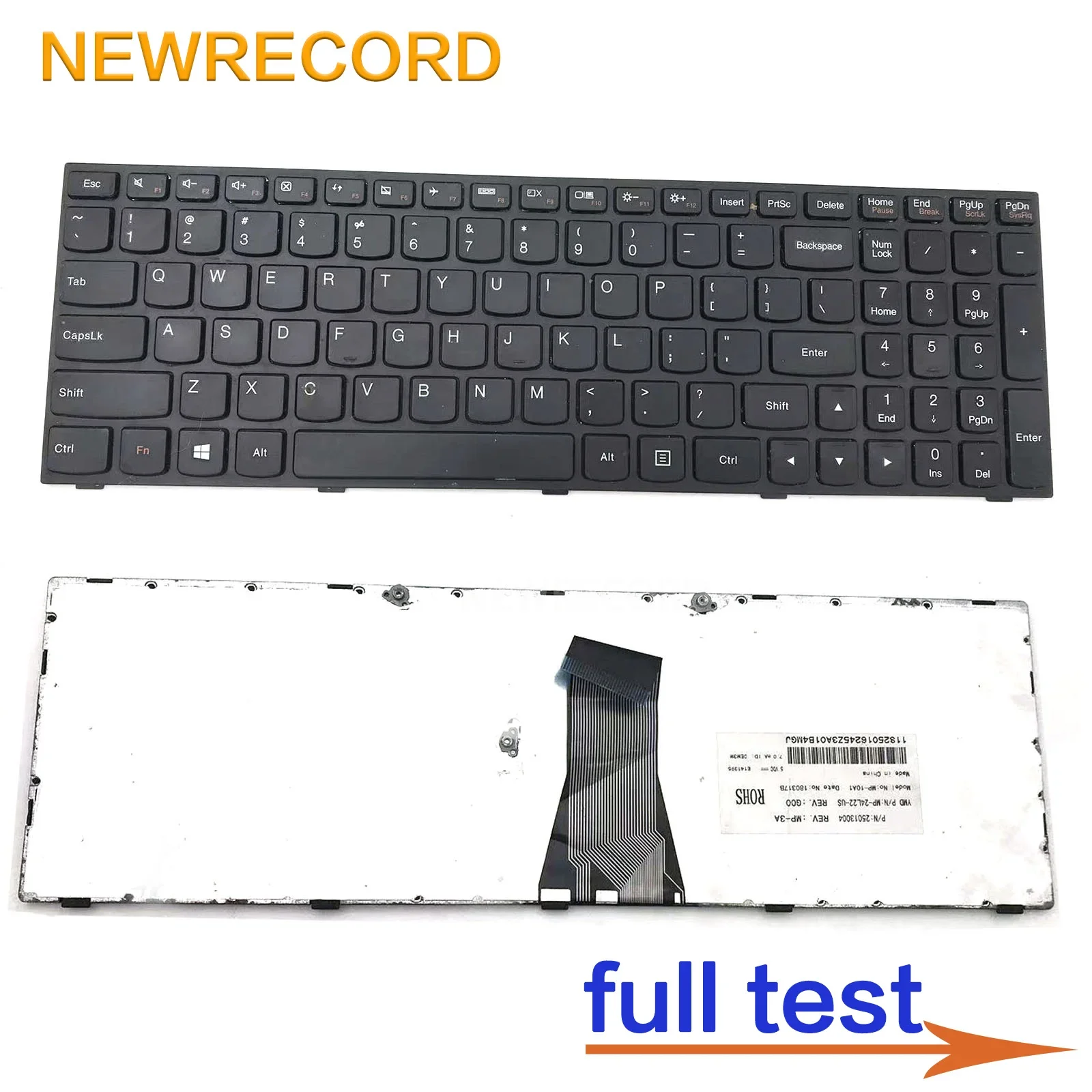 

Laptop Keyboard For Lenovo G50-30 G50-45 G50-70 M50-70 M50-80 Z50-70 V4000 FLEX2-15 FLEX2-15D US 25013004 MP-24L22-US MP-10A1