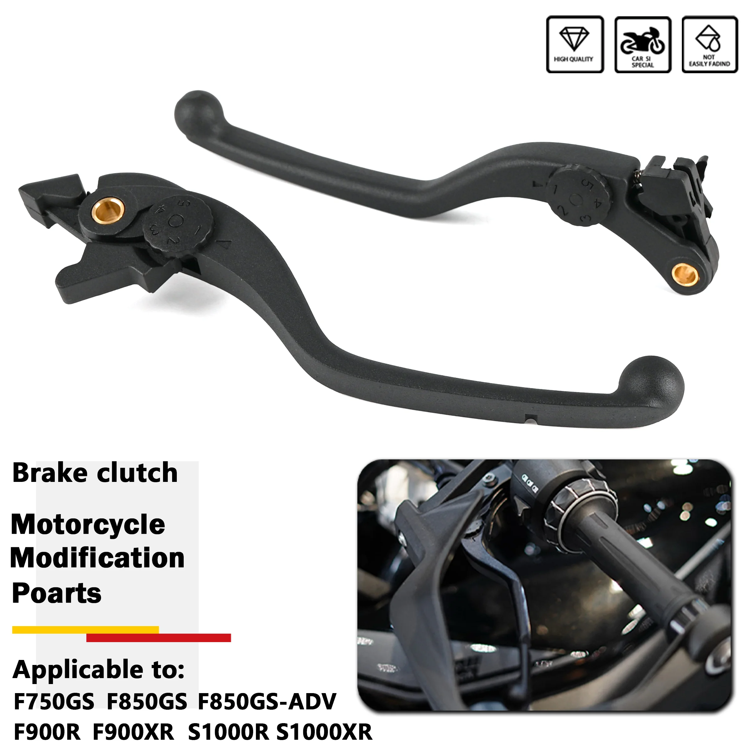 

Front Brake Lever Clutch Lever For BMW F850GS/ADV F750GS F900XR F900R S1000R S1000XR Motorcycle Control Handles F 850 GS 900 XR