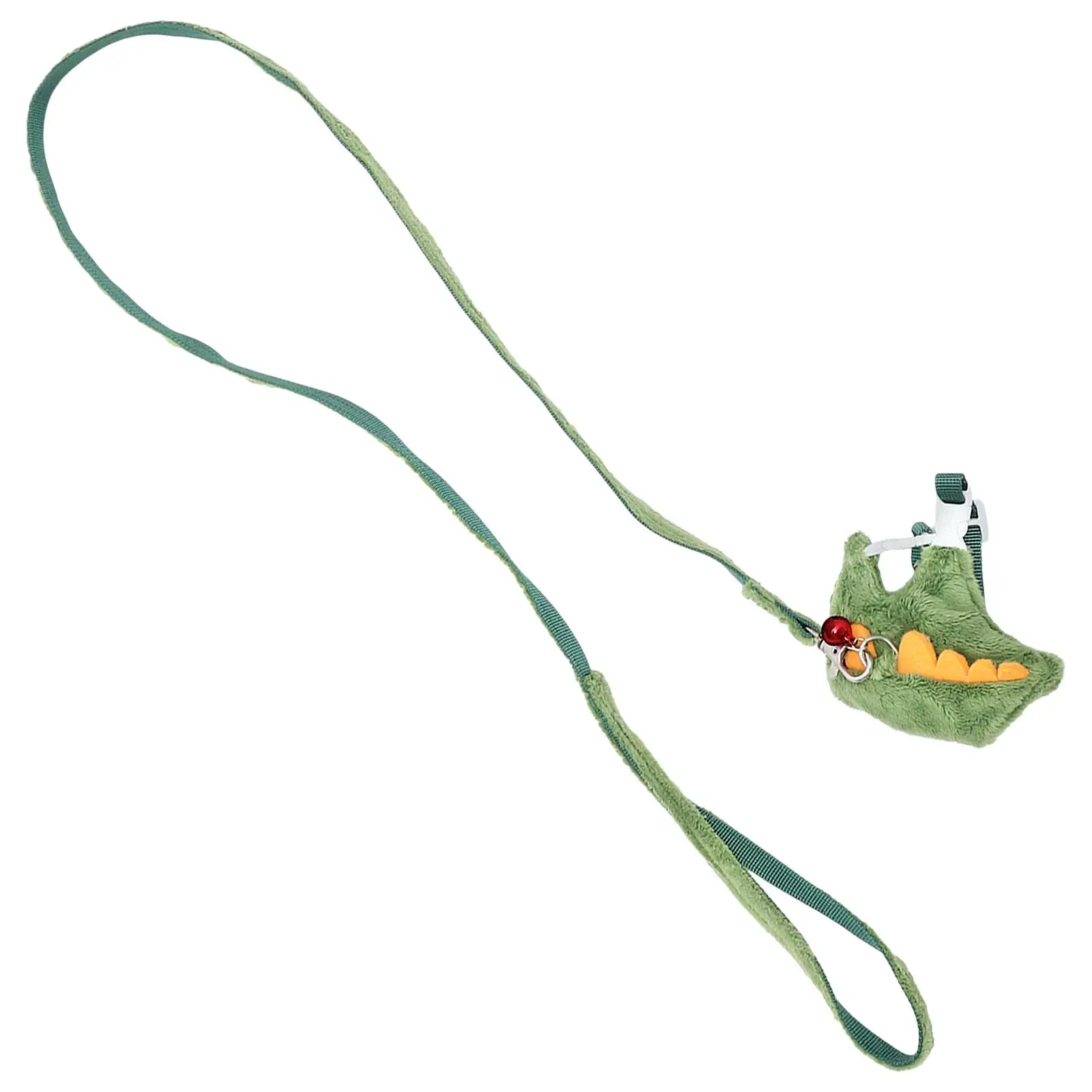 

Pet Harness Small Animal Leash Green Dinosaur Design Ferret Traction Rope Adjustable Portable Kit Lightweight Wear-resistant