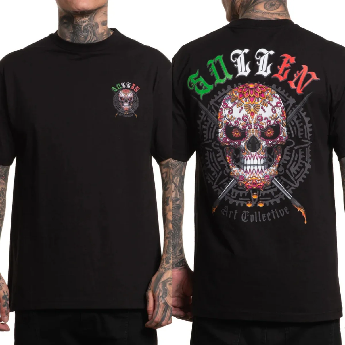 Summer New Sullen Clothing Graphic Cotton T-shirt Unisex Summer Short Sleeve Fashion Brand Tee Luxury Casual Vintage Tees