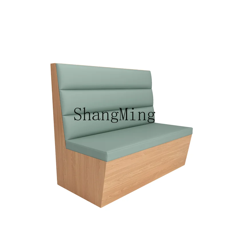 CL  restaurant table and chair combination catering barbecue restaurant induction cooker integrated table card seat sofa