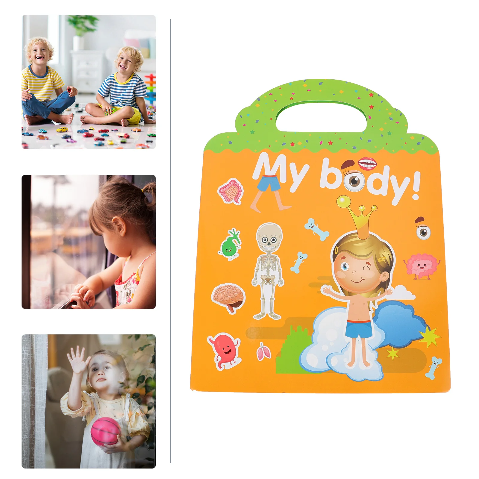 1 مجموعة المشهد ملصقات الأعضاء البشرية DIY بها بنفسك التعليمية الشارات الأعضاء الإدراك جدار ملصقات فنية جدار زخرفة #1