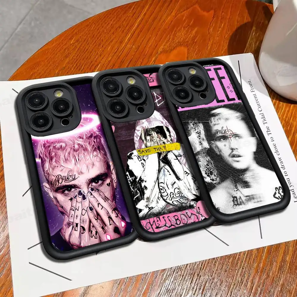 Emo Rapper Lil Peep Silicone Soft Phone Case For IPhone 17 16 14 13 12 11 15 Pro Max Plus Air Cover