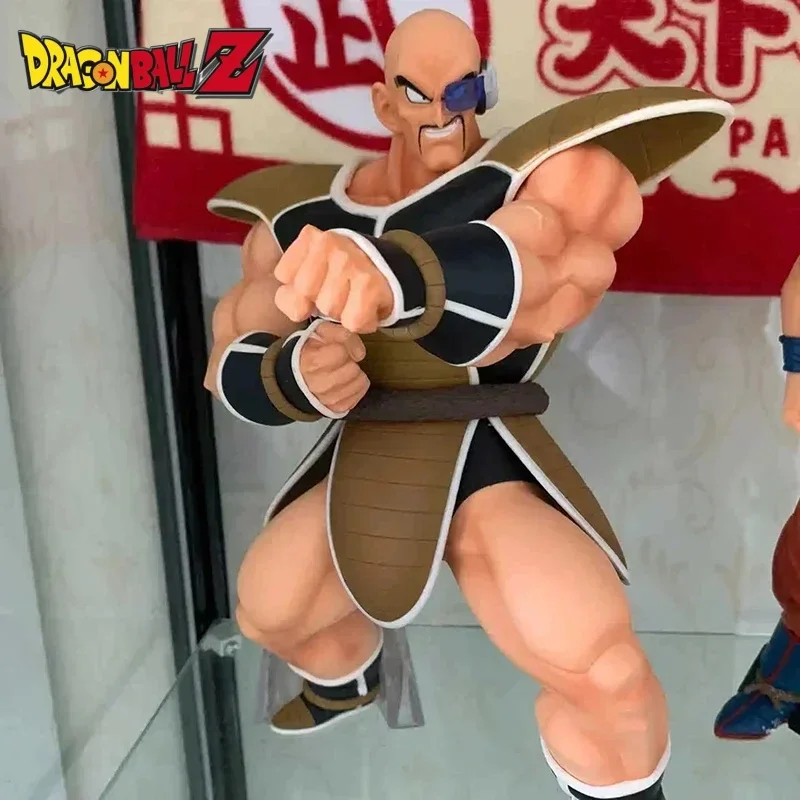 25.5cm Bandai Original Dragon Ball Z Ichiban Kuji Last Prize Nappa Saiyan Anime Figure Model Doll Desktop Decoratio Toy Gifts