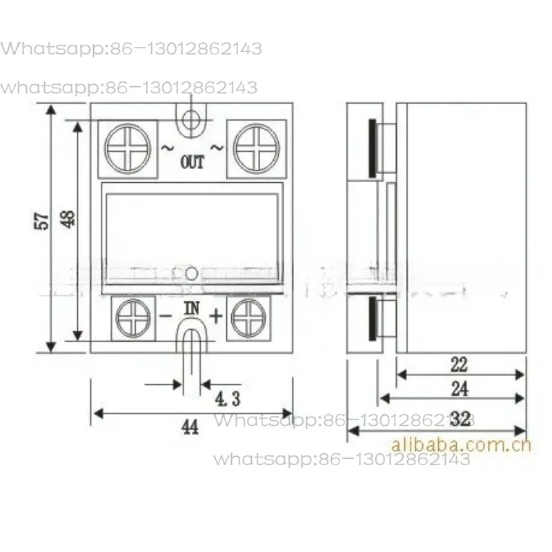 Single-phase AC Solid State Relay SSR-380D10