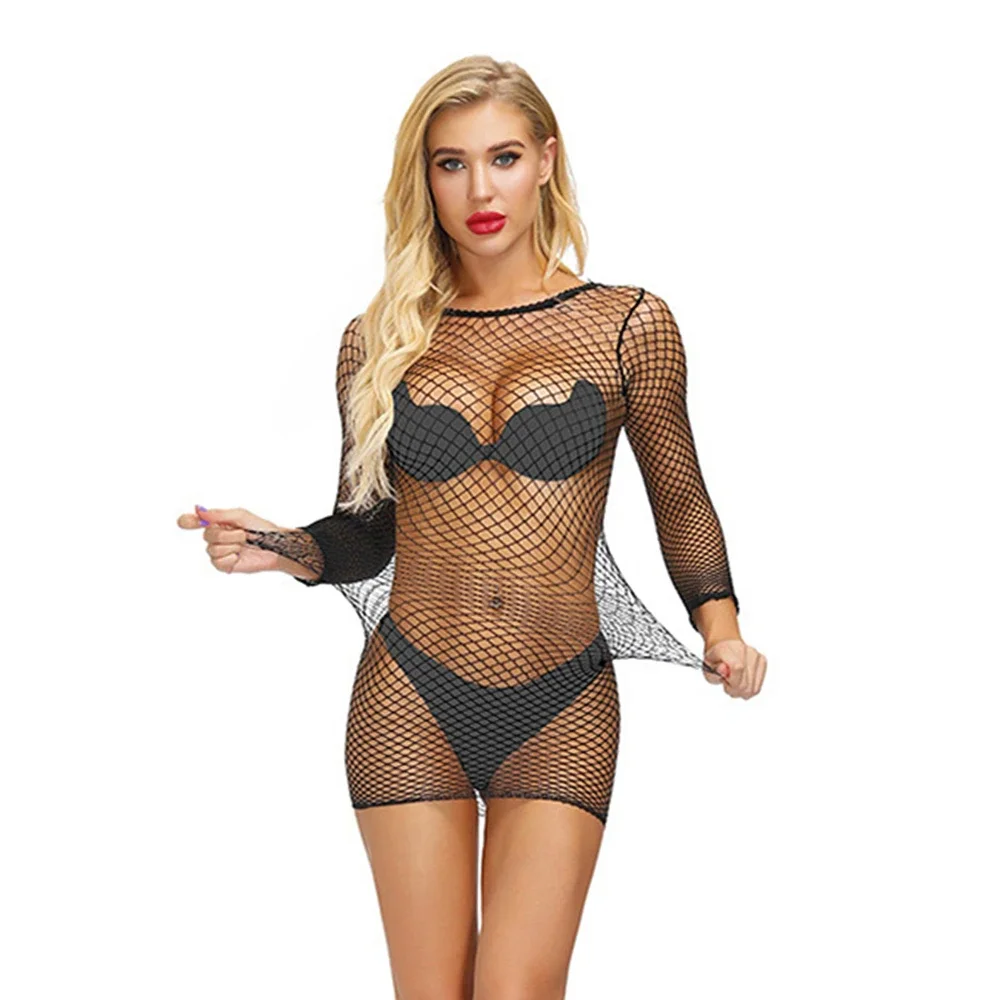 Vestido feminino manga comprida