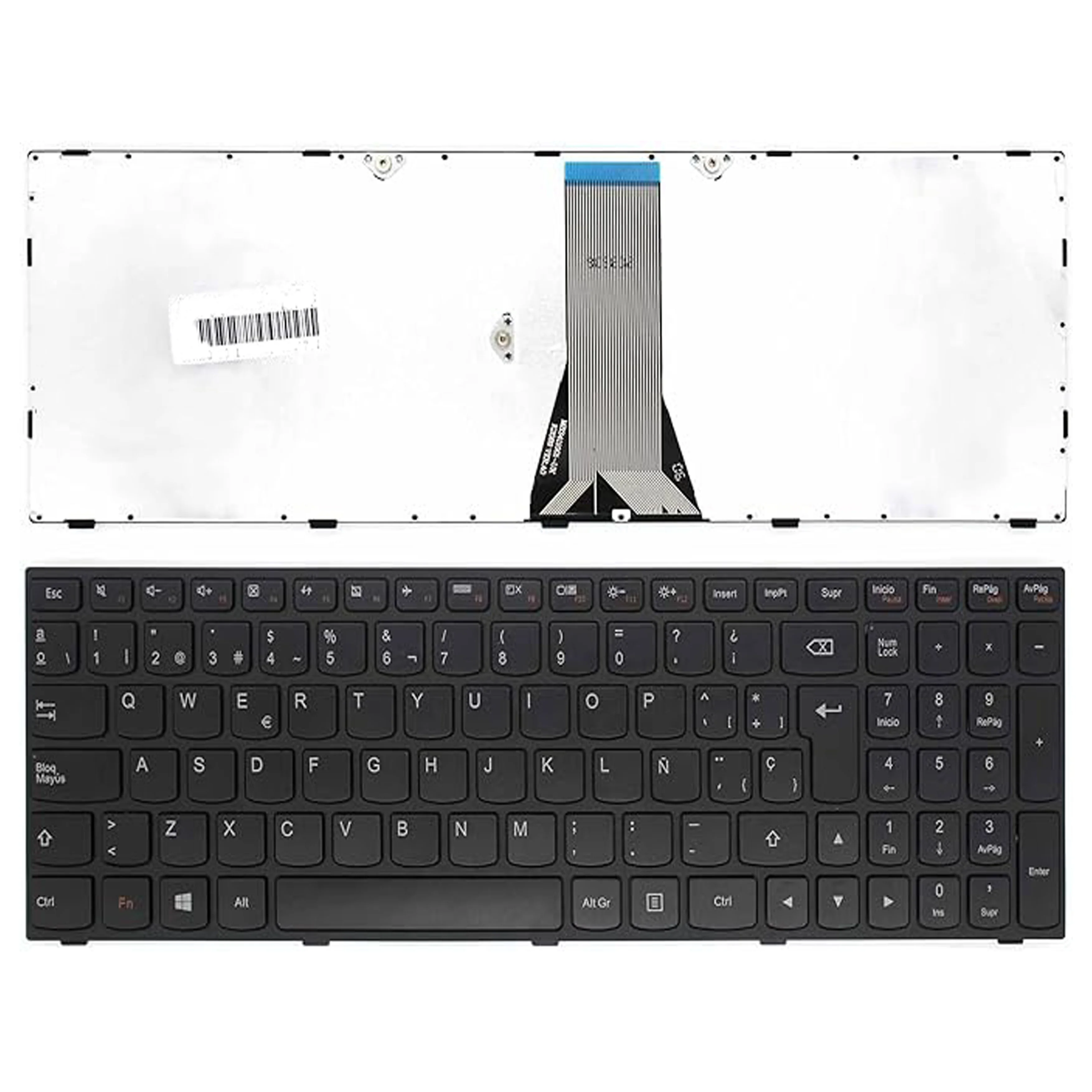 Spanish keyboard for IBM/Lenovo Z50-70 Z50-75 SPA-T6G1/ B50-45 B50-70 B50-80 25214788/ G50-30 G50-45 G50-70 G50-80 T6G1-SPA black MP-13Q1 Advanced Computer Trading