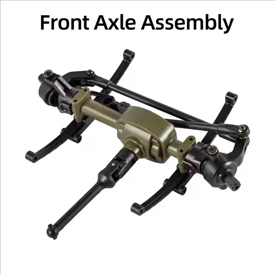 JJRC C8815 RC Car Parts Willis Accessories Original Factory Upgrade Part Trailer Gun Winch Metal Shaft Shock Plate Tires Motor image 3