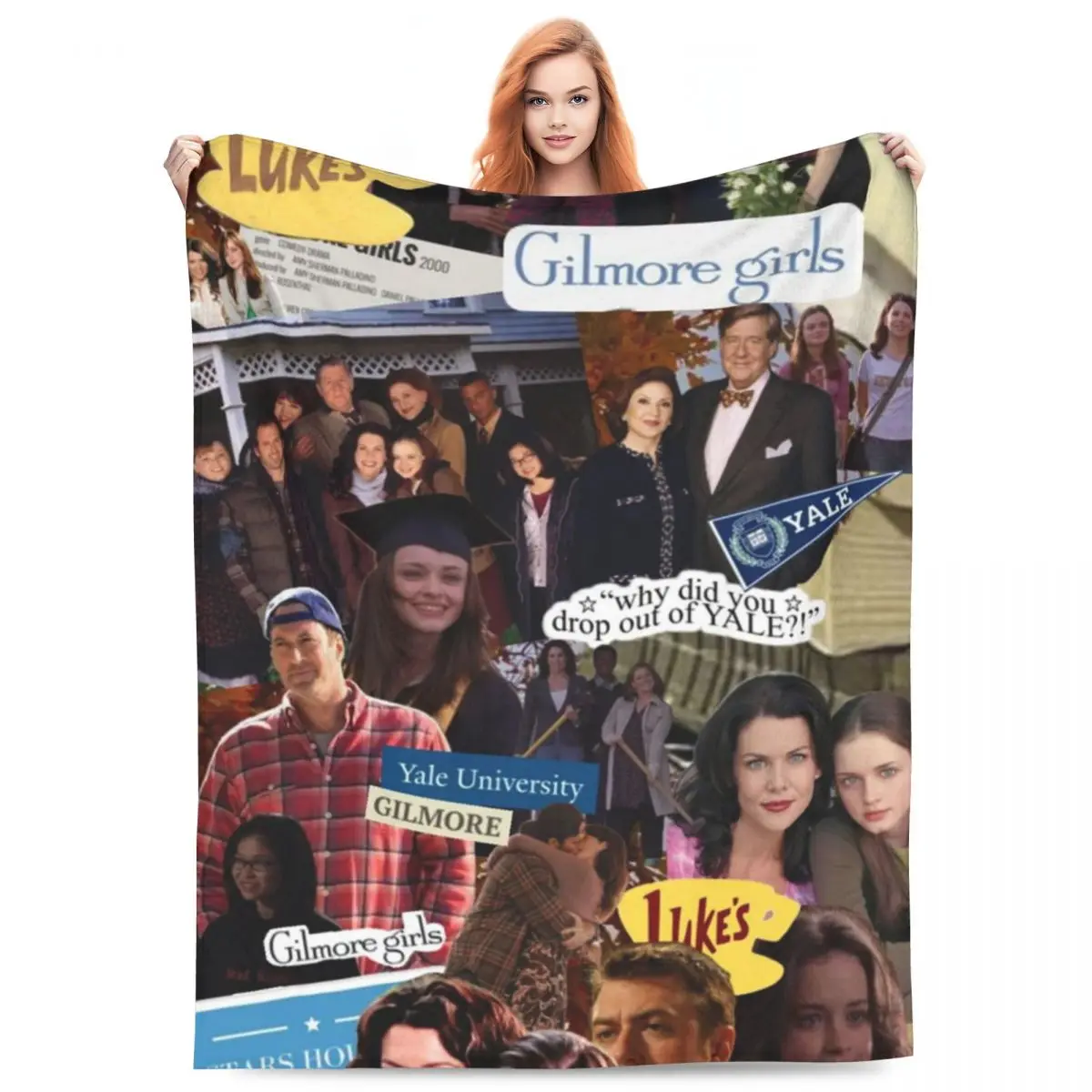 

Gilmore Girls Flannel Blanket Quality Super Soft Television Throw Blanket Winter Travelling Couch Chair Sofa Bed Bedspread