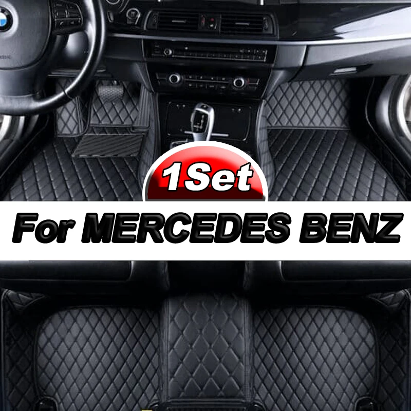 

Car Floor Mats For MERCEDES BENZ GLC Sport GLE coupe GLK-Class X204 GLS Class SL SLC SLK X Class A AMG A45 AMG Car Accessories