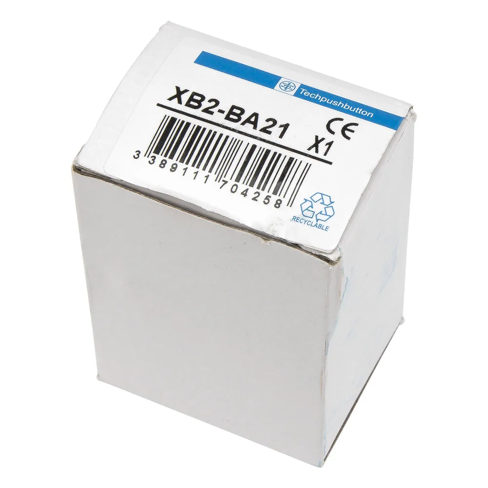 XB2-BA21 22mm reset (ON) - OFF push button switch SPST pushbutton