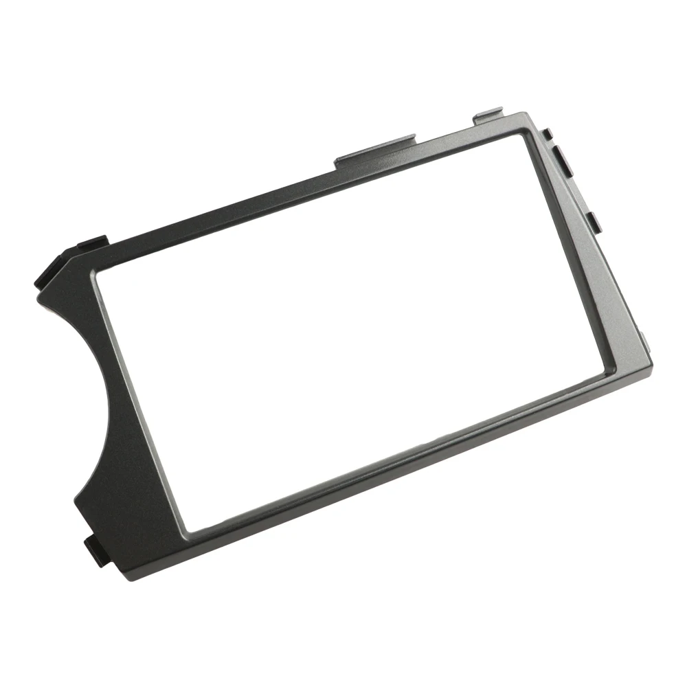 Fascia LHD 2 Din para SSANG YONG Actyon 2006-2009 Kyron Radio GPS DVD estéreo CD Panel montaje en tablero AudioInstallation Trim Kit marco