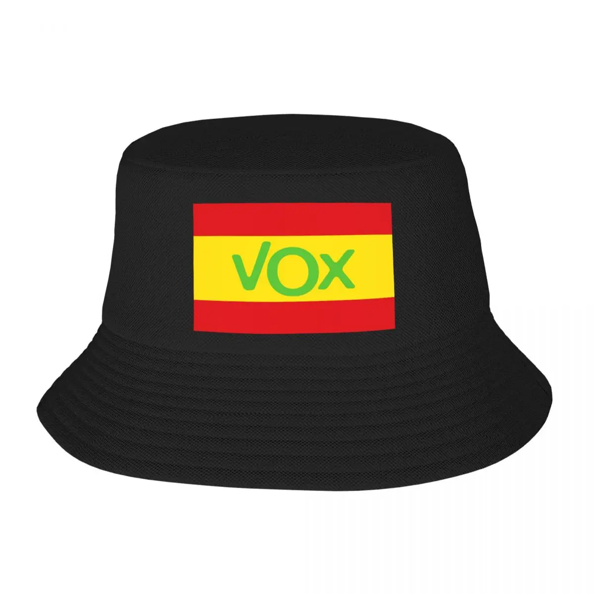 Custom Unisex Flag Of Spain Vox Bucket Hat Beach Sun Spanish Political Party Summer Fishing Hats