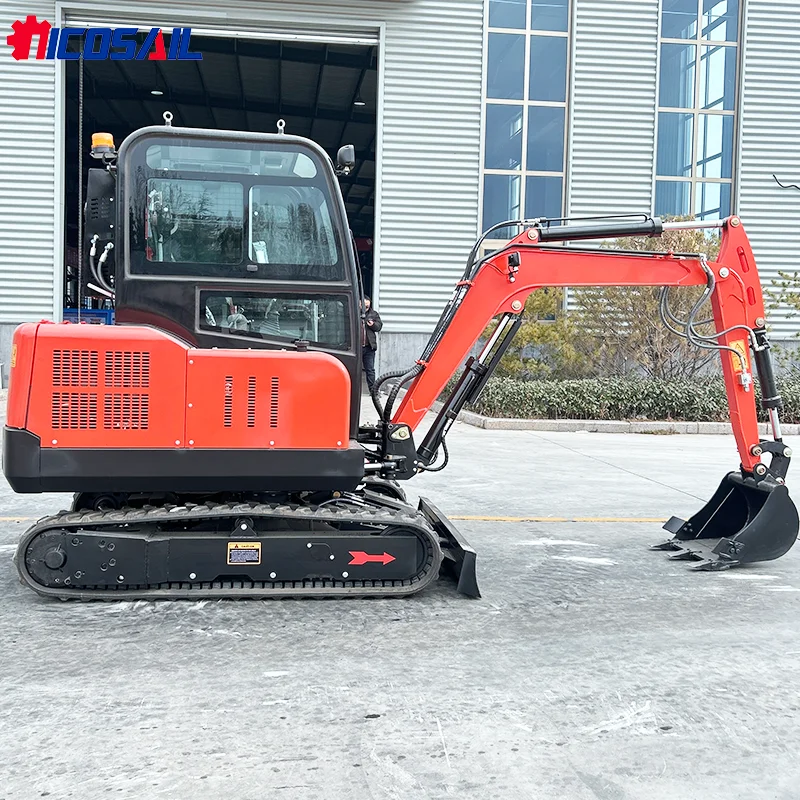 

Лидер продаж, мини-экскаватор EPA EURO 5, 3,0 тонны, маленький гидравлический экскаватор, садовый сельскохозяйственный гусеничный мини-экскаватор, бесплатная доставка