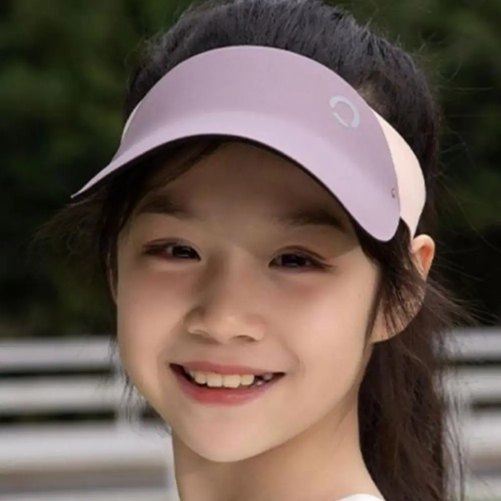

Korean Style Seamless Sun Hat Shading Hat Contrast Color Summer Kid Sunhat Anti-UV Sun Hat Children's Empty Top Cap Boy