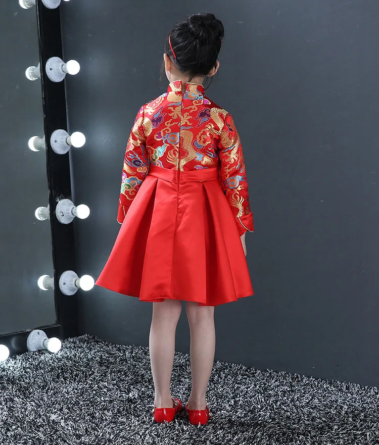 Kids China Dress Of The Tang Dynasty Chinese Traditional Garments Jacket Costume Pants For Children Boy Girl Clothing