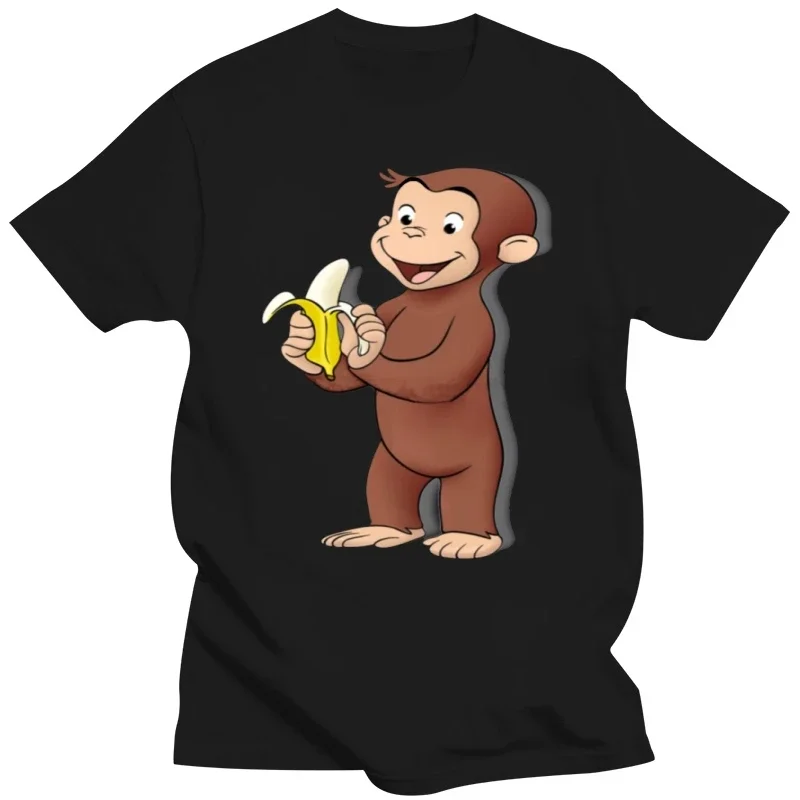 

Curious George T Shirt Curious George T-Shirt 100 Cotton Classic Tee Shirt Fun Short Sleeves Plus size Printed Male Tshirt