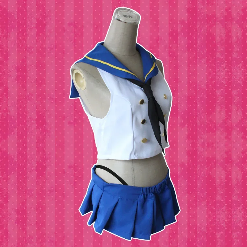 Anime Kantai Collection Shimakaze Cosplay Girl's Uniforms Full Set Women Halloween Party Cosplay Costumes Suit