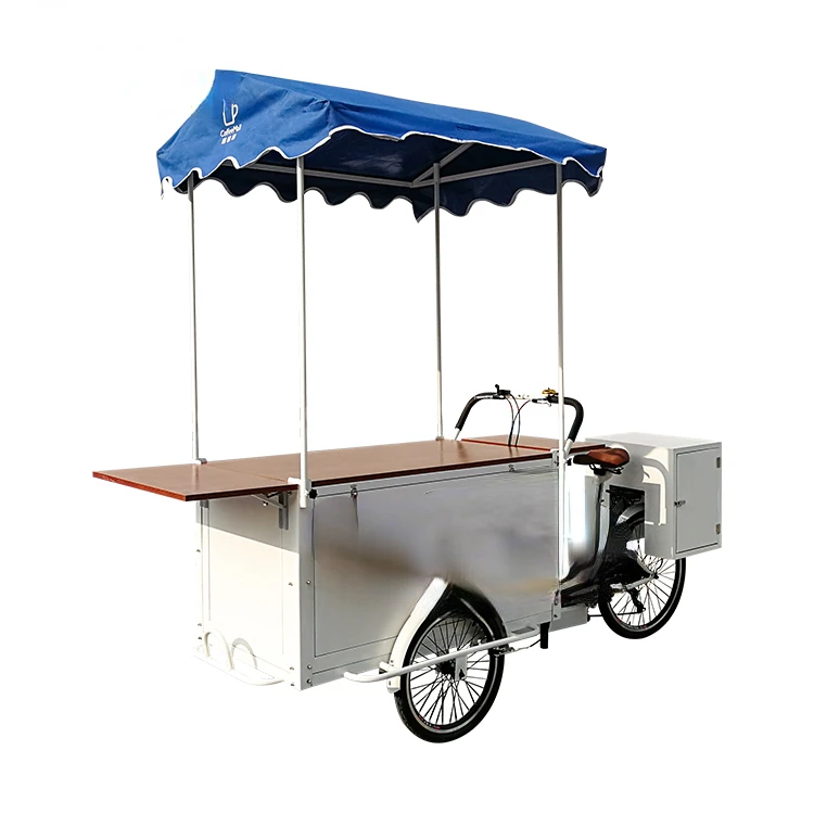 mobile coffee bike electric tricycle coffee 3-wheel business bicycle