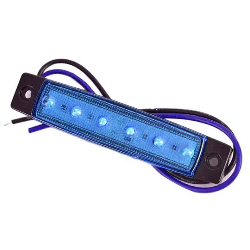 10pcs 12V Marine Boat Blue LED Deck Courtesy Lights Waterproof Stern Transom Light Signal Lamp