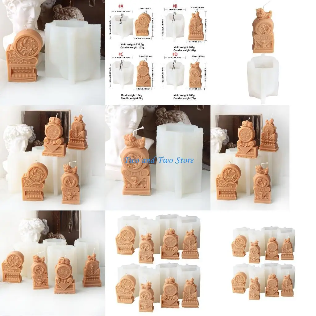 

HX6F креативные формы для орнаментов, формы для мыла, силиконовые формы для свечей в форме животных, формы для свечей из смолы,